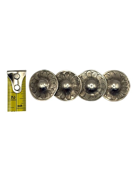 Vintage French Floral Silver Tone Barrette Made in France main image 10